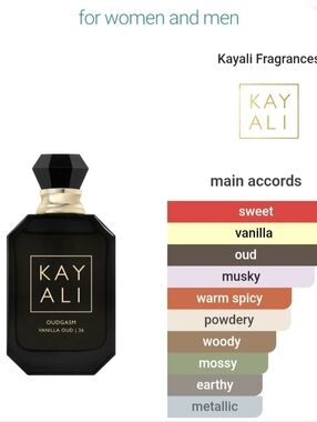 Kayali Vanilla Oudgasm 36 - EDP Unisex Womens & Men 10 ML Vanilla Oud Musk